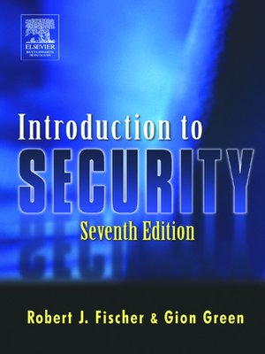 cover image of Introduction to Security